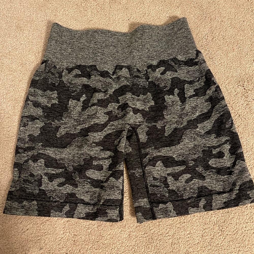 NVGTN Black Camo Shorts